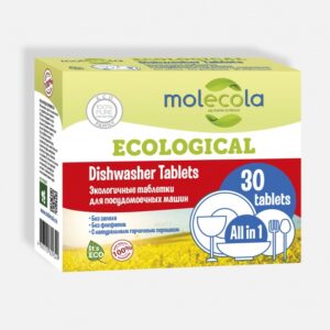 Таблетки для посудомоечных машин MOLECOLA, 30 шт